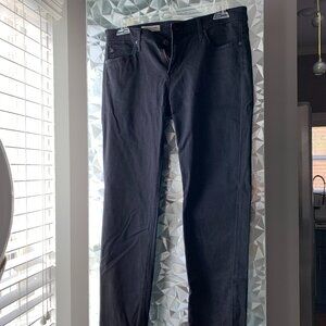 AG Black Straight Leg Jeans The Stevie Ankle Size 28/27 *ONLY ONE PAIR IN 28*
